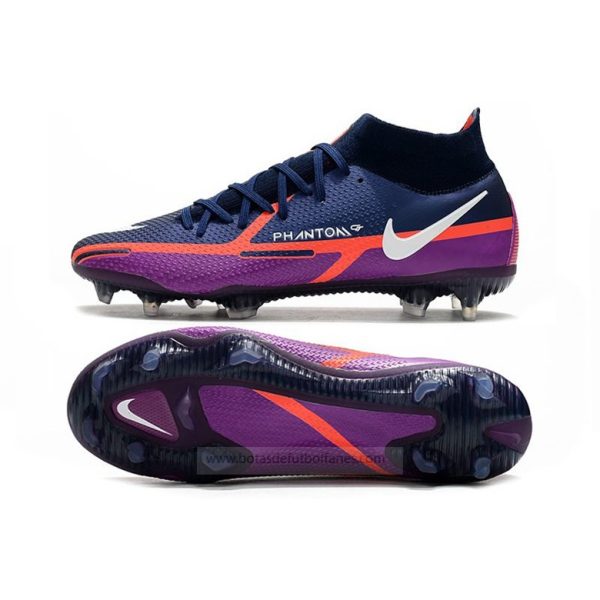 Nike Phantom GT Elite Dynamic Fit FG UV Azul marino Vit Lila